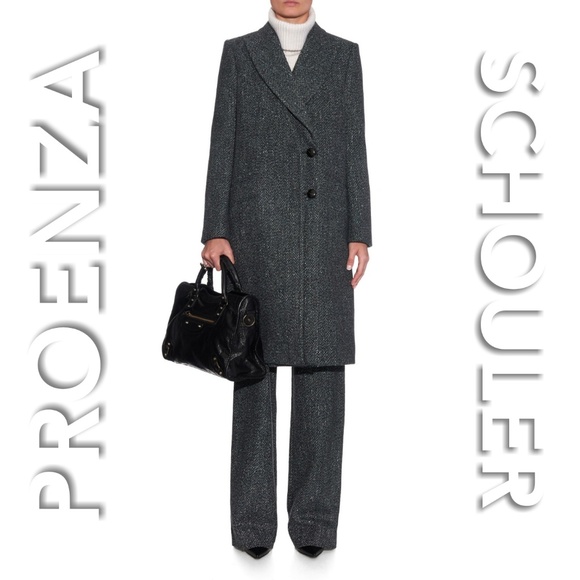 Proenza Schouler Jackets & Blazers - Proenza Schouler | Tweed Wool Blend Long Coat